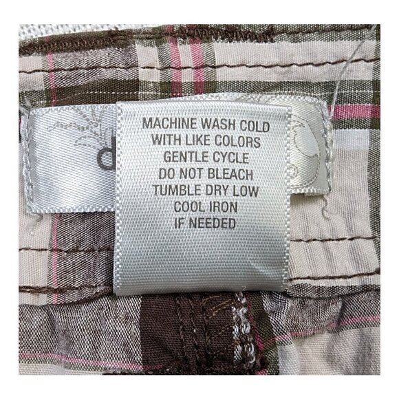 Dress Barn Plaid Bermuda Shorts Size 4 - Picture 6 of 8